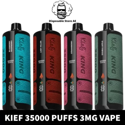 Kief 35000 Puffs 3mg Nicotine Triple Mesh Coil Disposable Vape