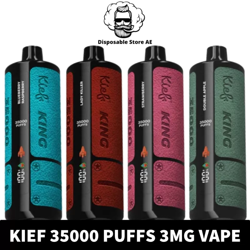 Kief 35000 Puffs 3mg Nicotine Triple Mesh Coil Disposable Vape