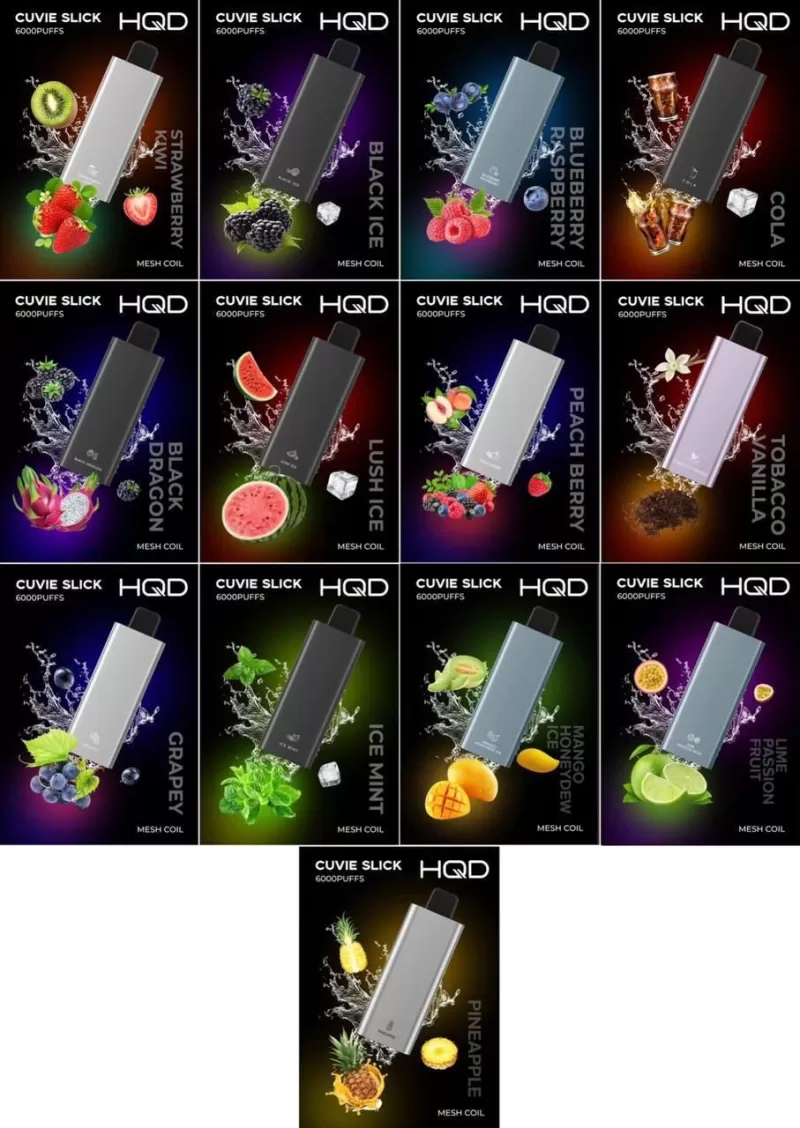 Hqd Cuvie Slick 6000 Puffs 20MG nicotine - Image 2