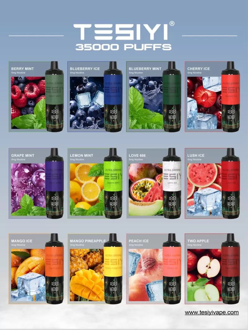 TESIYI ULTRA SHISHA 6MG NICOTINE 35000 PUFFS - Image 2
