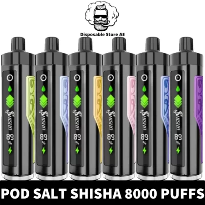 POD SALT Shisha 8000 Puffs 3MG Disposable Vape