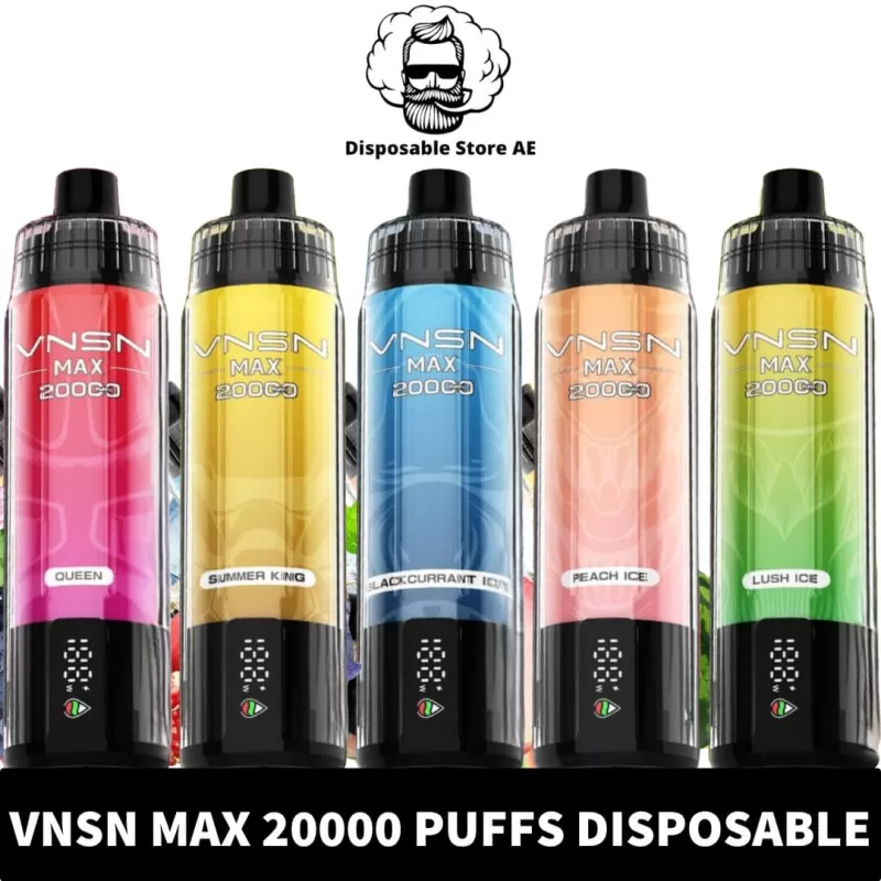 VNSN Max 20000 Puffs 50MG Disposable Vape in Dubai