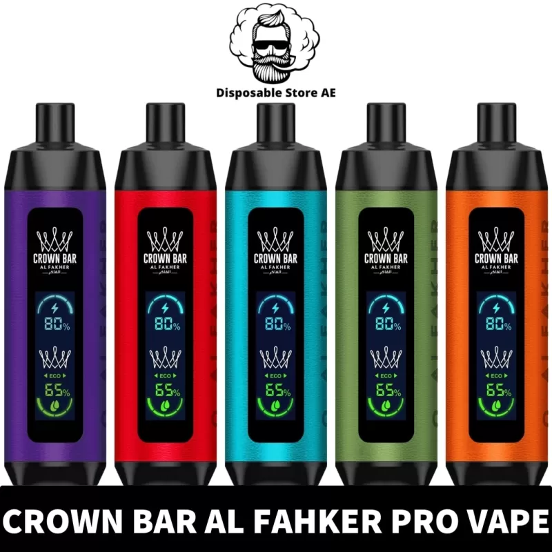 Crown Bar Al Fahker Pro 8000 Puffs Disposable Vape in Dubai