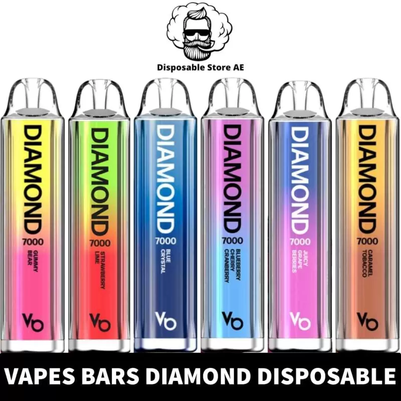 Vapes Bars Diamond 2% Nicotine 7000 Puffs in Dubai, UAE