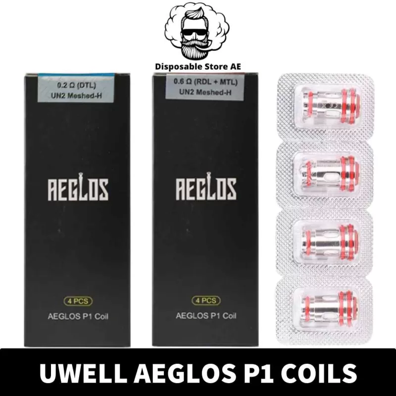 UWELL Aeglos P1 Replacement Coils (4 PCS) in Dubai, UAE
