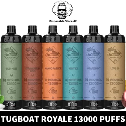 Tugboat Royal 13000 Puffs 50mg Disposable Vape in Dubai, UAE