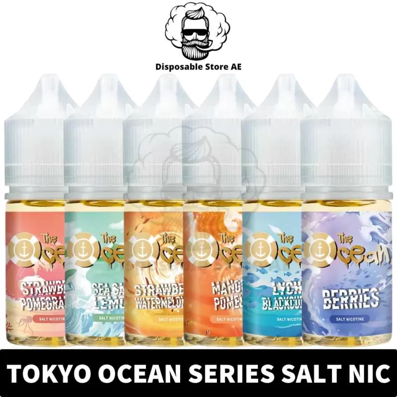 TOKYO The Ocean Salt Nicotine 30ML Vape Juice 30MG and 50MG E-Liquid in Dubai, UAE