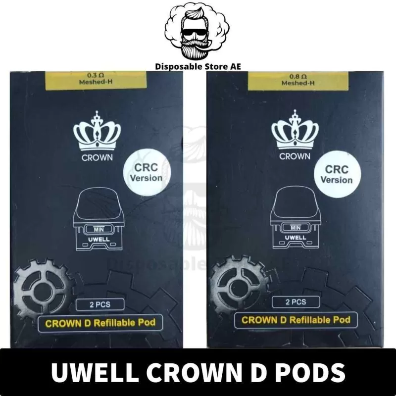 UWELL Crown D Refillable Pods 2ML Replacement Pod Cartridge in Dubai, UAE