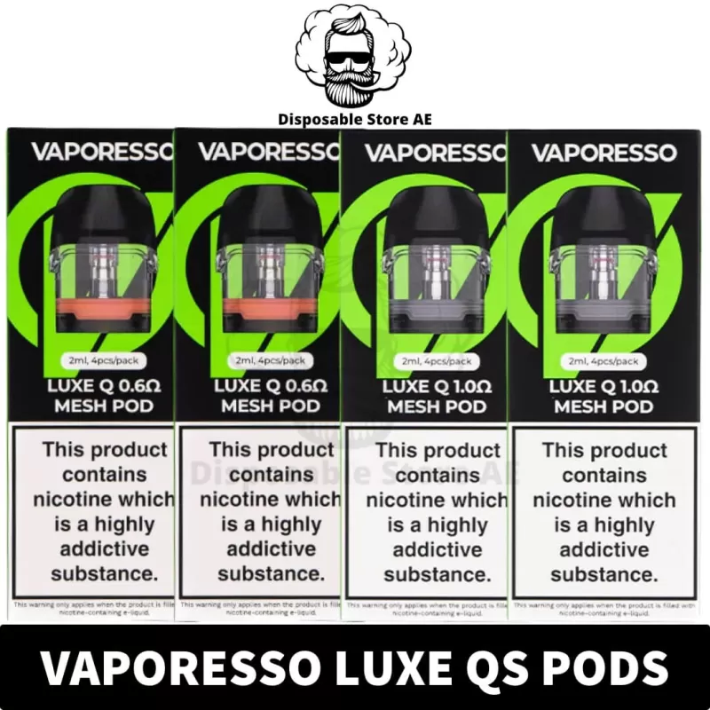 VAPORESSO Luxe QS Pods 2ml Replacement Pod Cartridge in Dubai, UAE