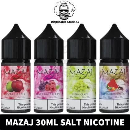 MAZAJ Salt Nic 25MG & 50MG 30ML Vape Juice in Dubai, UAE