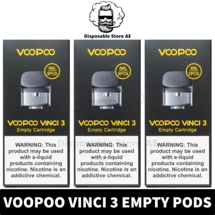VOOPOO Vinci 3 Empty Pods 4ml Replacement Pod Cartridge in Dubai, UAE