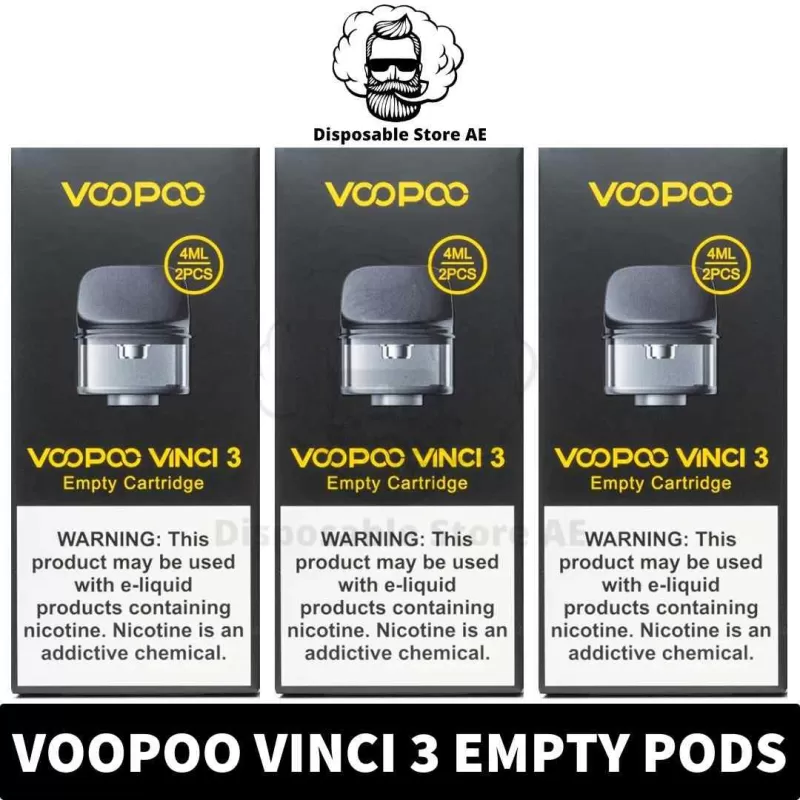 VOOPOO Vinci 3 Empty Pods 4ml Replacement Pod Cartridge in Dubai, UAE