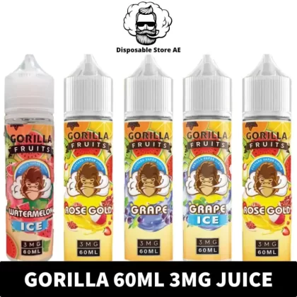 GORILLA E-Liquid 60ml 3mg Vape Juice in Dubai, UAE