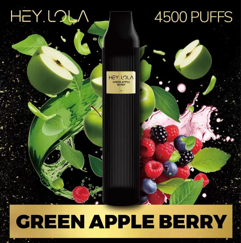 HEY LOLA Disposable UK BRAND 2% 4500 Puffs Rechargeable Vape in Dubai, UAE - Image 2