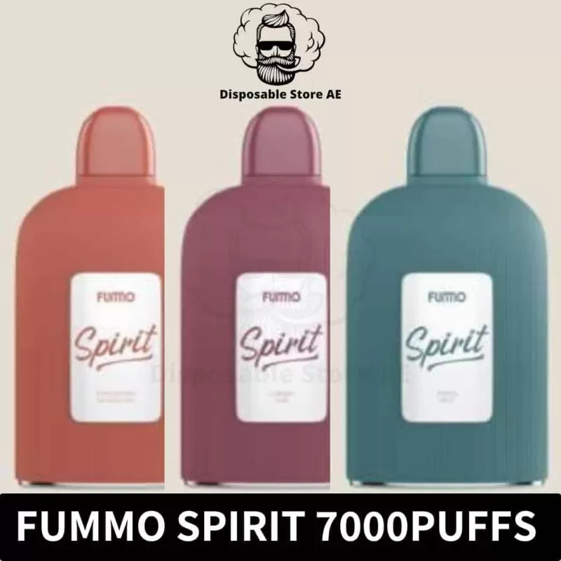 Fummo Spirit 2% Nicotine 7000 Puffs Rechargeable Disposable Vape in Dubai