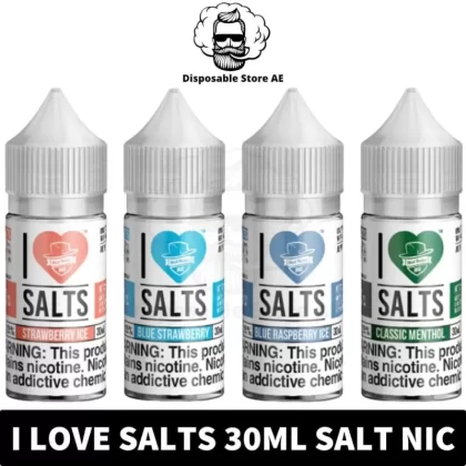 I Love Salts 30ml Salt Nicotine 25mg 50mg in Dubai