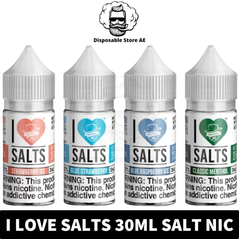 I Love Salts 30ml Salt Nicotine 25mg 50mg in Dubai
