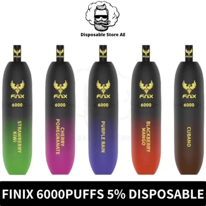 Finix 6000 Puffs 5% Nicotine Disposable Vape In Dubai, UAE