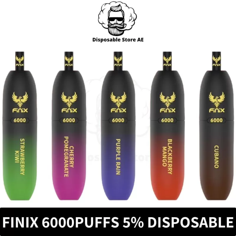 Finix 6000 Puffs 5% Nicotine Disposable Vape In Dubai, UAE