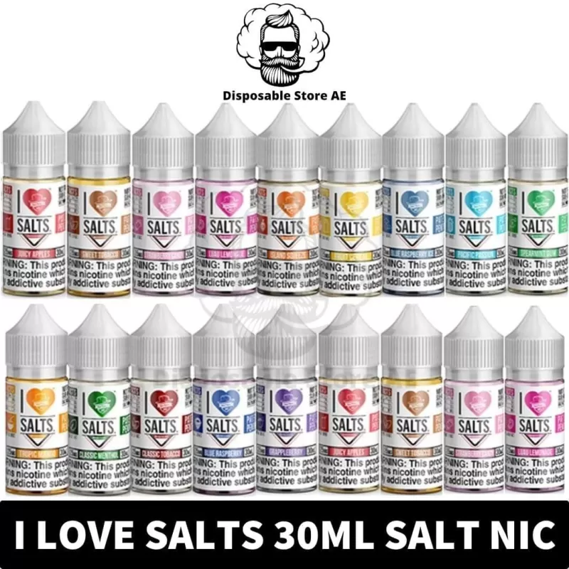 I Love Salts 30ml Salt Nicotine 25mg 50mg in Dubai - Image 2