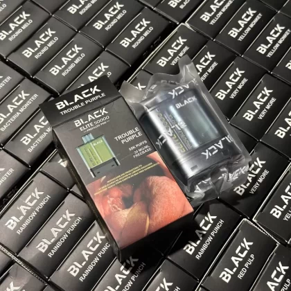Black Elite 50k prefilled pod - Black Wave - Blackcurrant