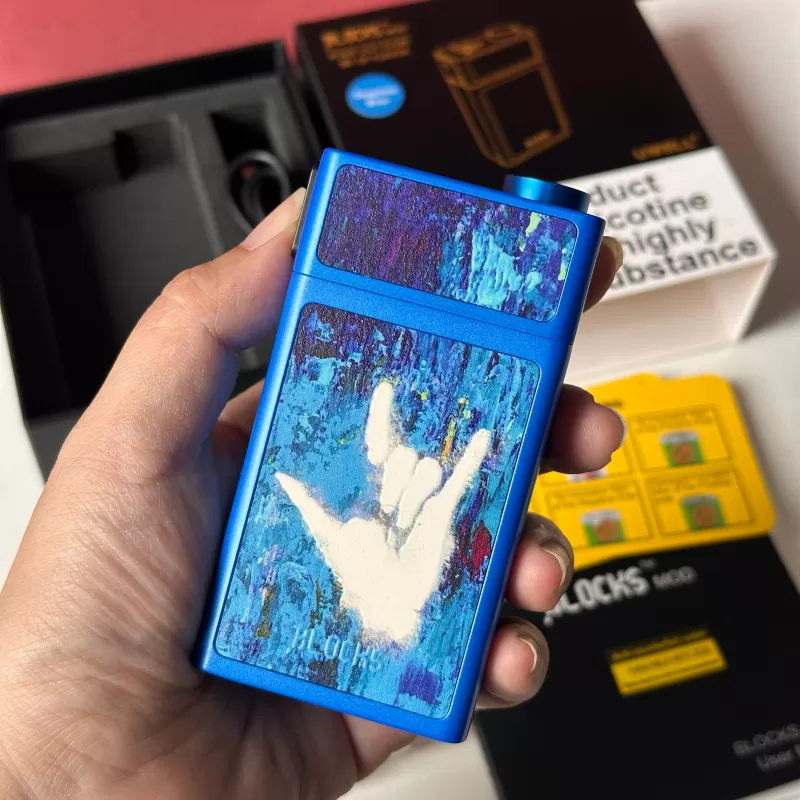 Uwell Blocks Squonk Mod - Black / Complete Set RDA w/bf pin - Image 2