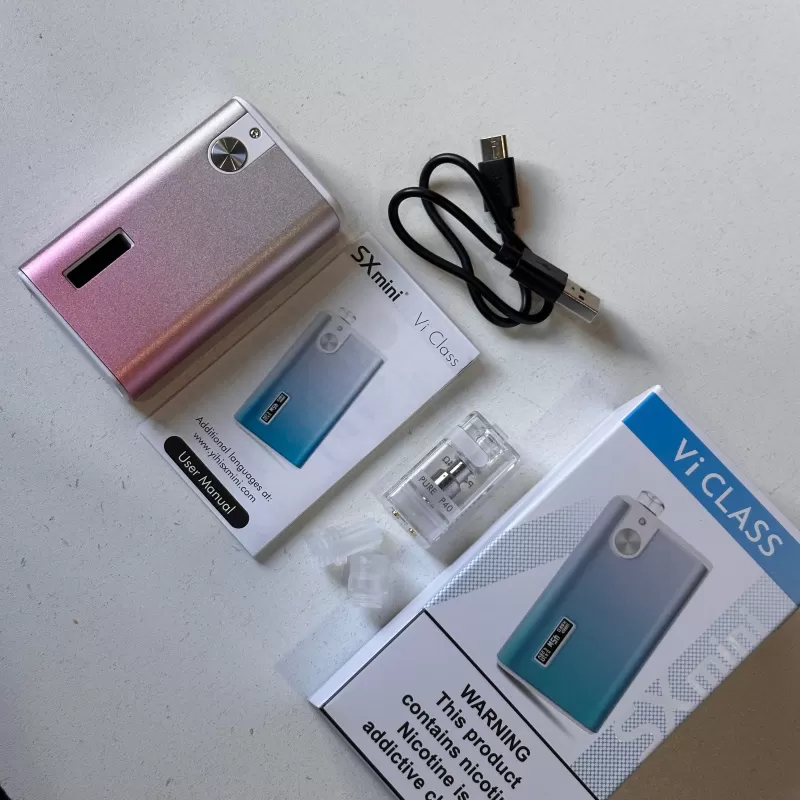 SX Mini Vi class 60w Aio Kit - Red/White - Image 3