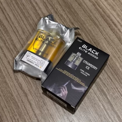 Black Elite v2 40k puffs Transparent 20ml 30mg - Blackcurrant