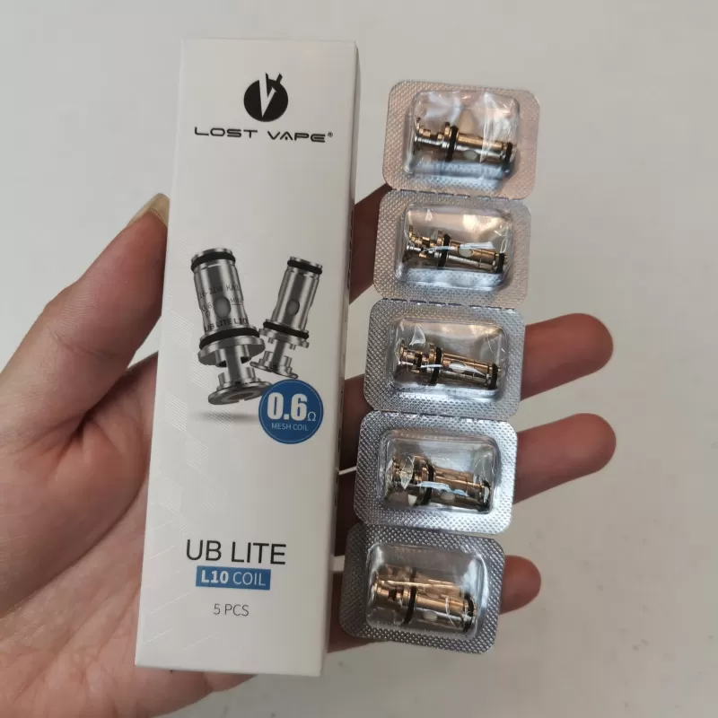 Lost Vape UB Lite coils compatible with Ub lite pod, Ursa Mini and Thelema Mini kit. - 5pcs/pack / L10 {0.6} (16-21w)