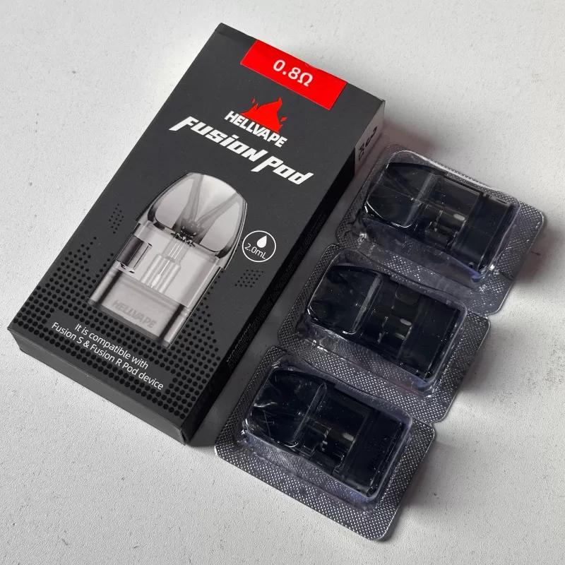 Hellvape Fusion R replacement pod cartridge 0.8 - 1pc - Image 2
