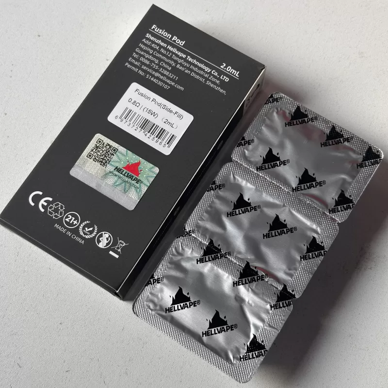Hellvape Fusion R replacement pod cartridge 0.8 - 1pc - Image 3