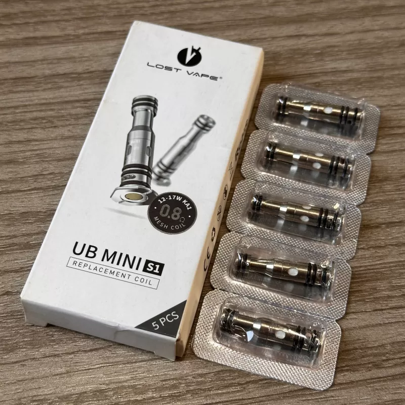 Lostvape UB mini S1 0.8ohm replacement coil - 5pcs/pack
