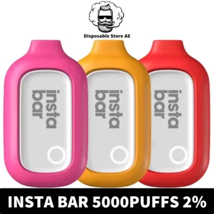 Insta Bar Disposable 5000 Puffs 2% Nicotine Rechargeable Vape In Dubai
