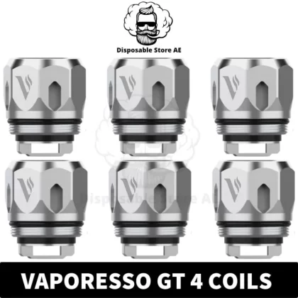 Vaporesso GT 4 Coils Replacement Core Coils in Dubai, UAE – 0.15ohm for NRG Tank (3PCS Per Pack)