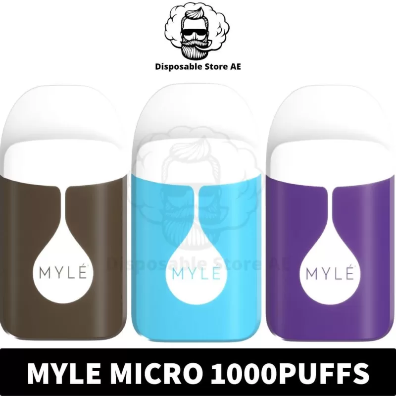 Myle Micro Disposable 1000Puffs Rechargeable Vape in Dubai, UAE