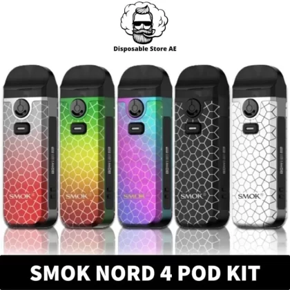 Smok Nord 4 Vape Kit 80W 2000mAh Pod System General Colors in Dubai, UAE