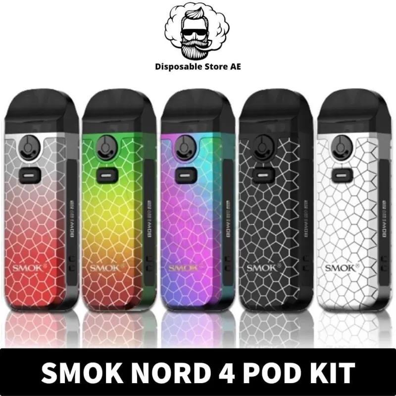 Smok Nord 4 Vape Kit 80W 2000mAh Pod System General Colors in Dubai, UAE