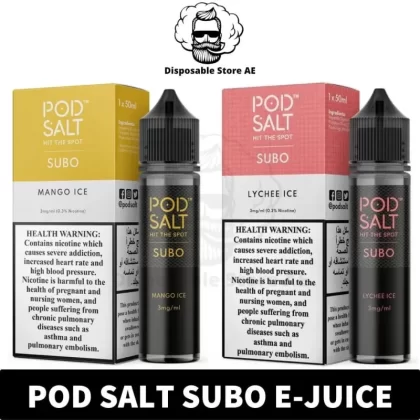 Pod Salt Subo 3mg 50ml E-Juice in Dubai