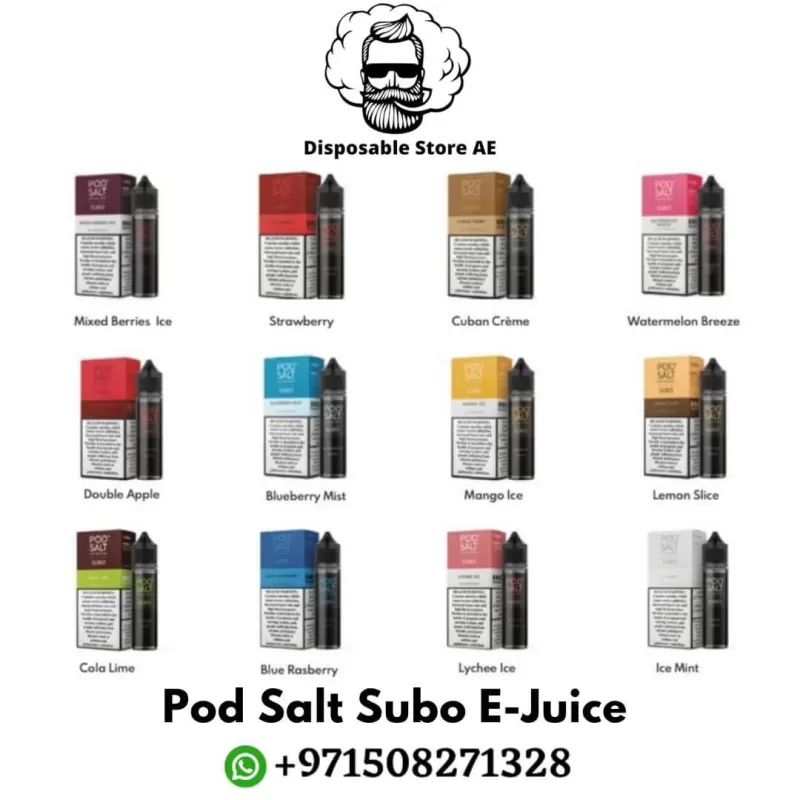 Pod Salt Subo 3mg 50ml E-Juice in Dubai - Image 2