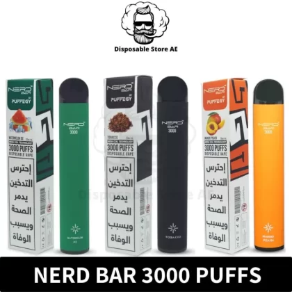 Nerd Bar 3000 Puffs Disposable Vape 20MG Buy in Dubai UAE