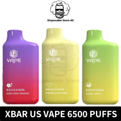 XBAR US Vape 6500 Puffs Disposable Shop in UAE Dubai