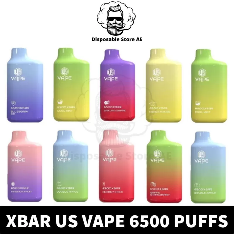 XBAR US Vape 6500 Puffs Disposable Shop in UAE Dubai - Image 2