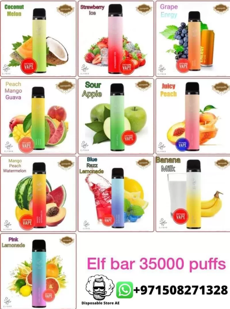 Elf Bar 3500 Puffs 5% nicotine Disposable Vape - Image 3