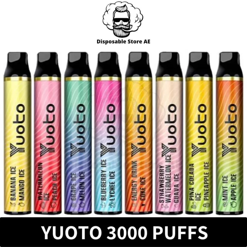 Yuoto 3000 Puffs Luscious Disposable Vape in Dubai UAE