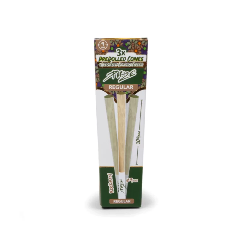 Purize Pre-Rolled Cones Regular – Charcoal Filter Cones (BOX 90 pcs)