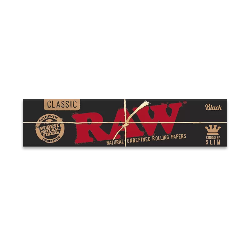 RAW Black Ultra-Thin Rolling Papers – Smoking Accessories