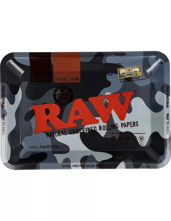 RAW Camouflage Rolling Tray – Smoking Accessories - Image 2