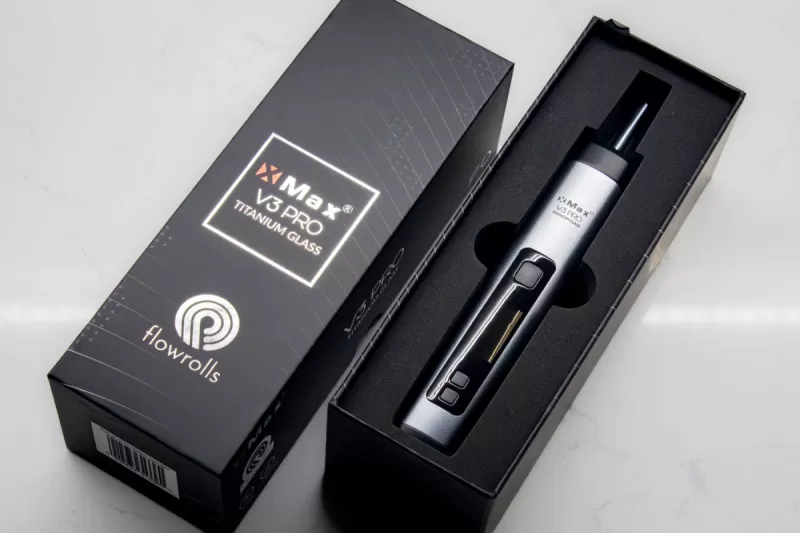 X-MAX V3 Pro Titanium Glass – Portable Vaporizer - Image 3