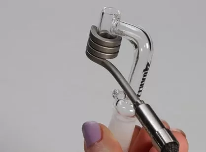 Quartz Banger with Coil Heater Connection - Image 2