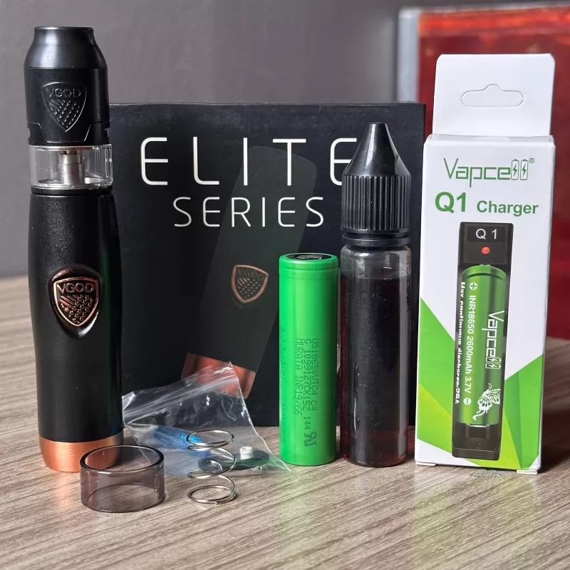 Vgod Elite Series Mech Mod Premium Copy - Complete Set / Gold - Image 2